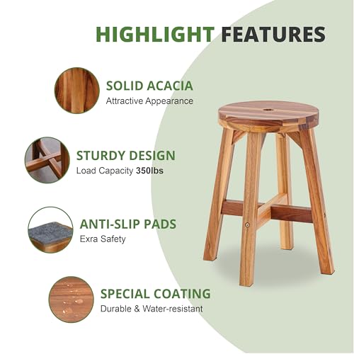 2 Step Stool Wood P683
