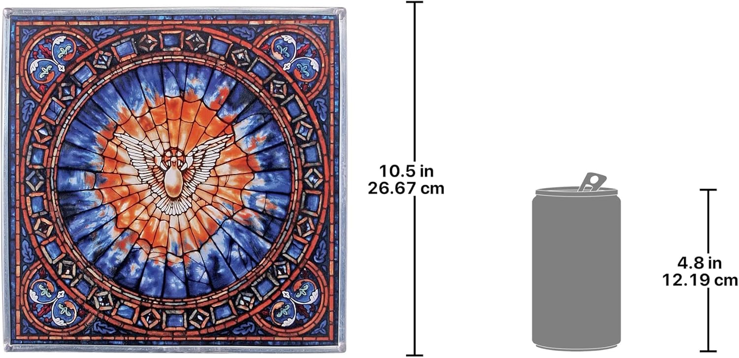 Stained Glass Panel Window Hangings, 10.50" x 10.50", Full Color O2394