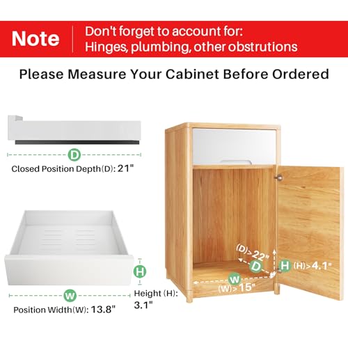 Expandable Slide out Drawer Cabinet Organizer W7209