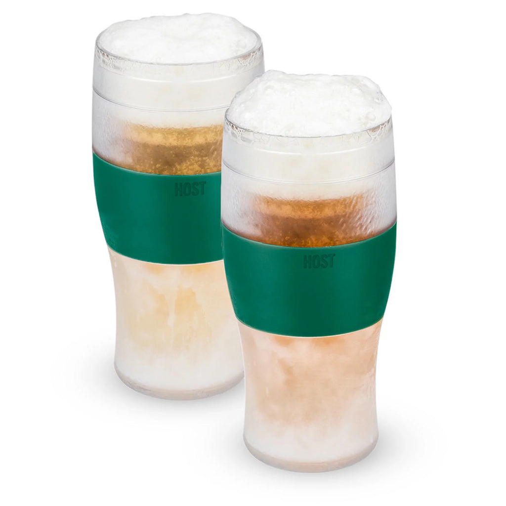 Green Double Walled Insulated Plastic Pint Glasses E243652