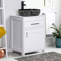 24 Inch Bathroom Vanity Sink Combo with Chrome Faucet F466514