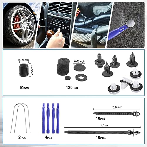 342 Pcs Trim Removal Tool Kit with Clip Plier R949709