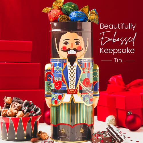 Christmas Gift Baskets with Chocolate, Cookies, Gourmet Snacks, Candy Brittle G466