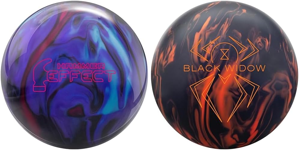 14lbs Hammer Effect Bowling Ball and 14lbs Black Widow 3.0 Bowling Ball Bundle P147839
