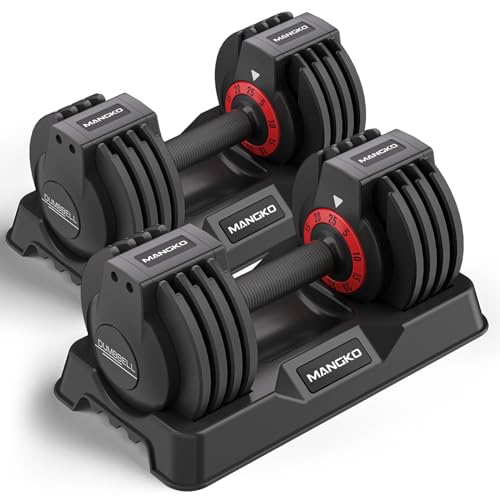 Adjustable 25/55LB Single Dumbbell with Anti-Slip Metal Handle G552617