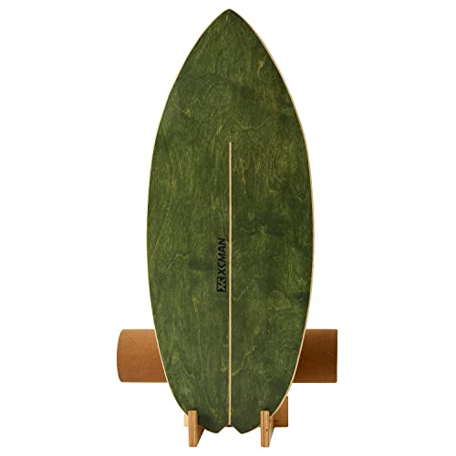 Non Slip Wooden Balance Board with Roller D89849