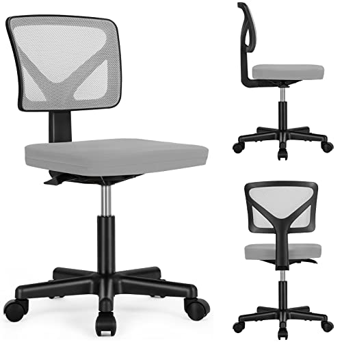 Black Mesh Desk Chair with Wheels J1112