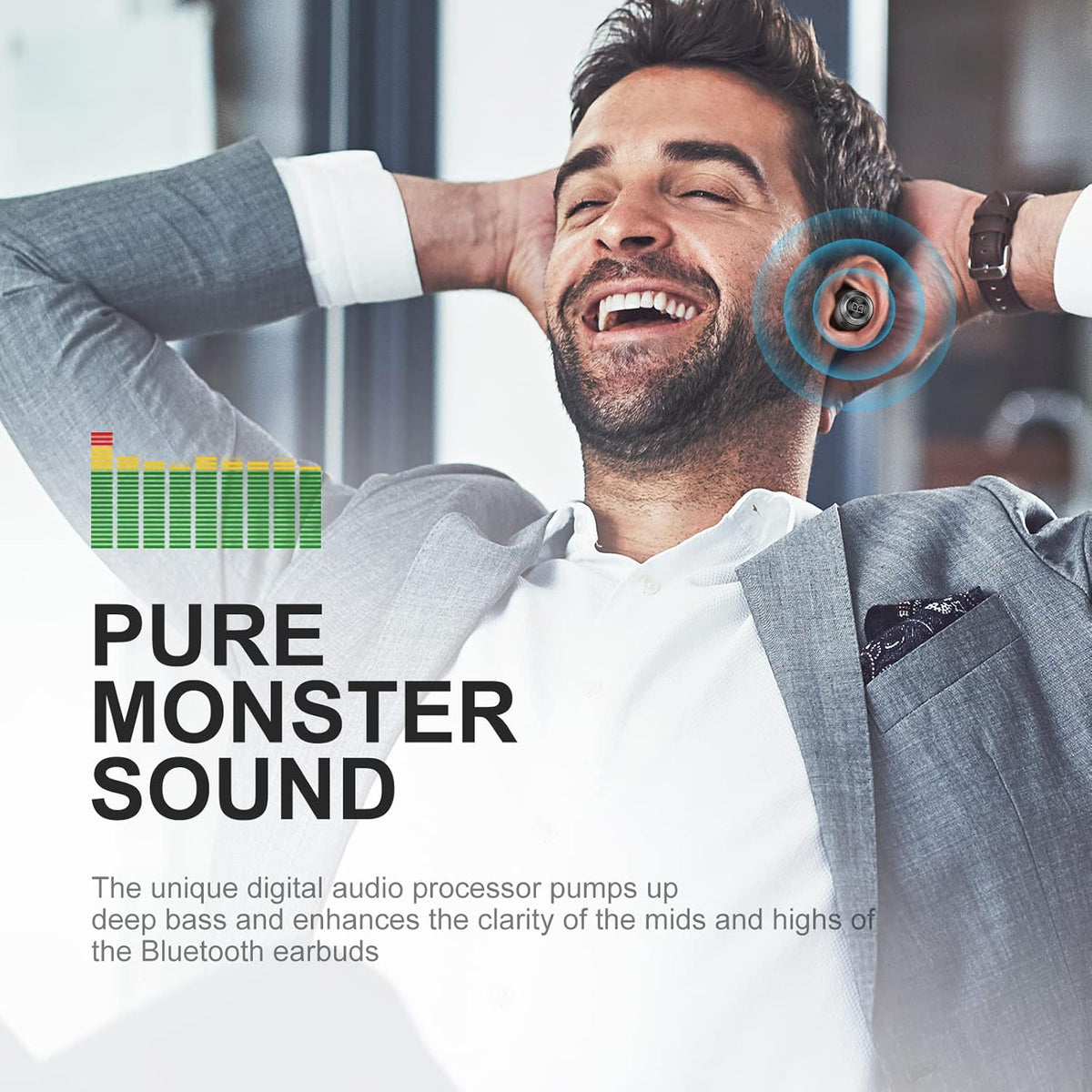 Wireless Earbuds with Bluetooth 5.0 and Built-in Mic U220486