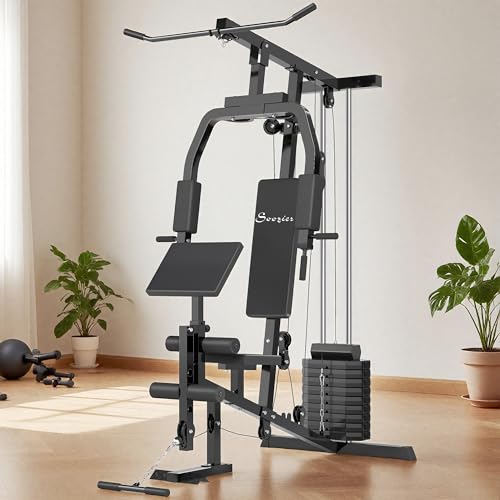 99Lbs Weight Stack Home Gym System A734