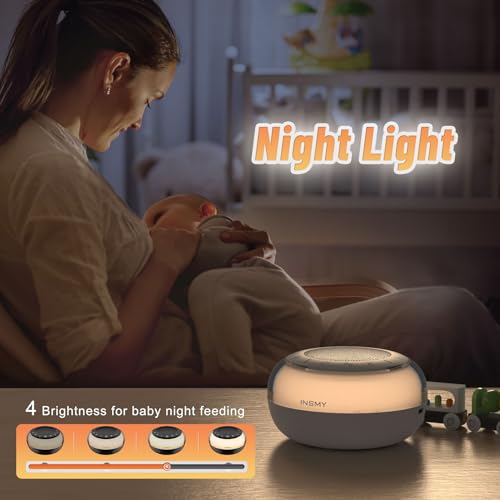 White Noise Machine with 35 Soothing Sounds and Nightlight H29639