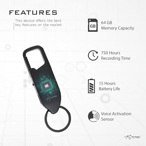 128GB Voice Recorder with Noise Reduction V898