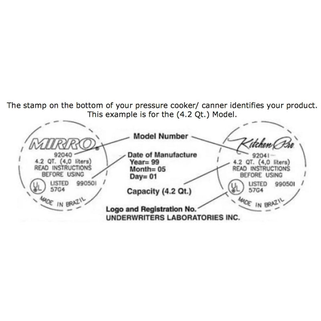 16 & 22 Quart Pressure Cookers L388042
