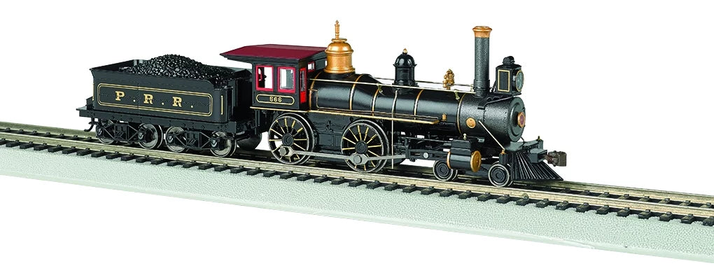 HO Scale 4-4-0 American Steam DCC Ready Pennsylvania w/Coal Load T140