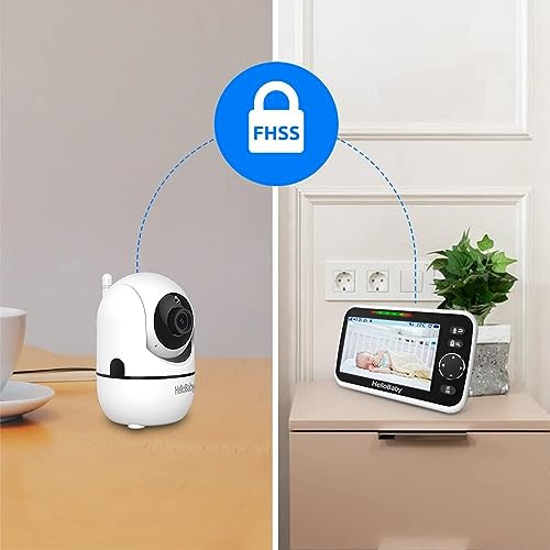 5'' Screen Video Baby Monitor with 30-Hour Battery and Night Vision L166304