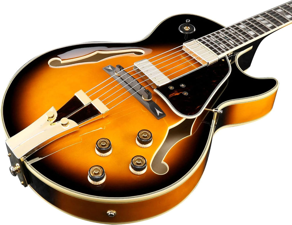 Brown Sunburst 6-String Electric Guitar Q9268