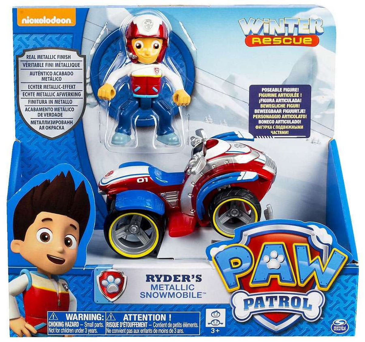 Paw Patrol Ryder's Metallic Snowmobile K4662