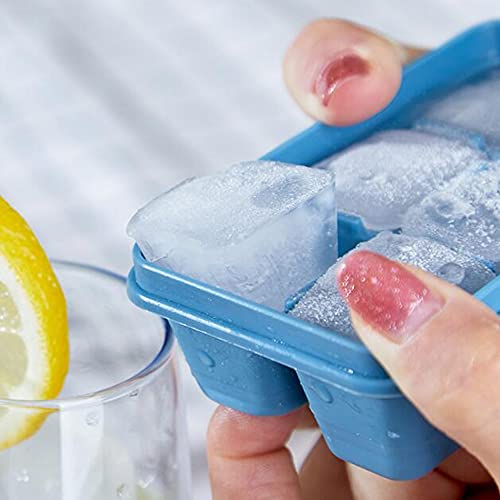 3 Pack Mini Ice Cube Trays with Lid Silicone P1887
