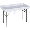 Portable Folding Fish Fillet Cleaning Table with Sink I1057