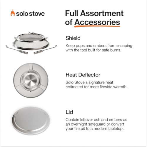 27 Inch Smokeless Stainless Steel Fire Pit with Stand, Bronze X569