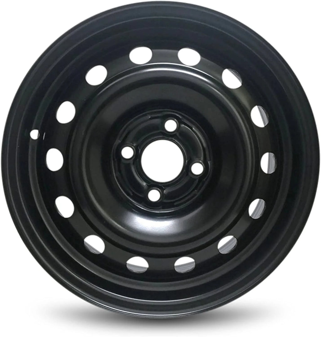 15 Inch Black Steel Rim W5485