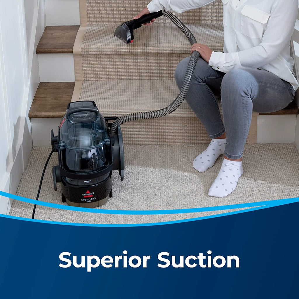 Black Portable Carpet Cleaner J1105