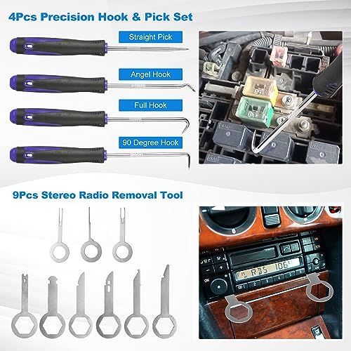 342 Pcs Trim Removal Tool Kit with Clip Plier R949709