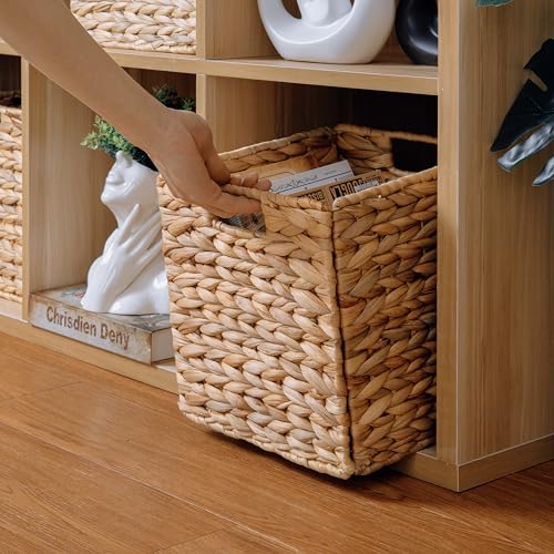 Water Hyacinth Wicker Storage Baskets Set of 3 C732900