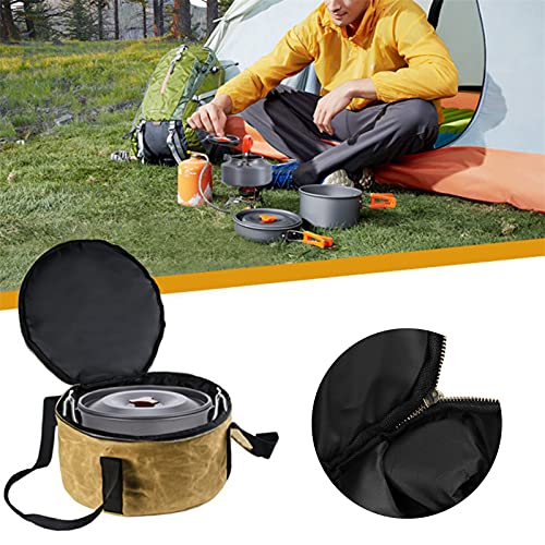 Canvas Portable Dutch Oven Storage Bag (Black) N988