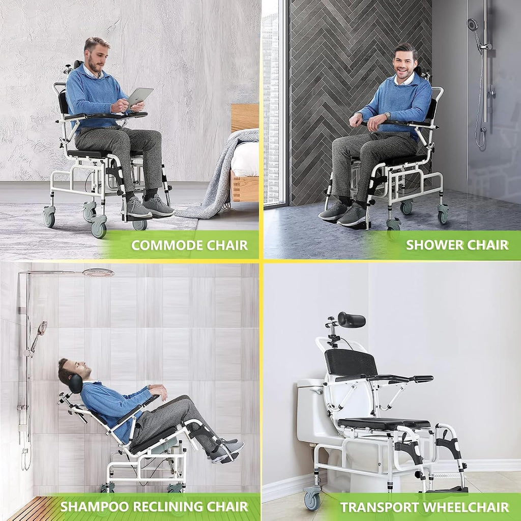 Reclining Shower Chair with Soft Seat Cushion G51572