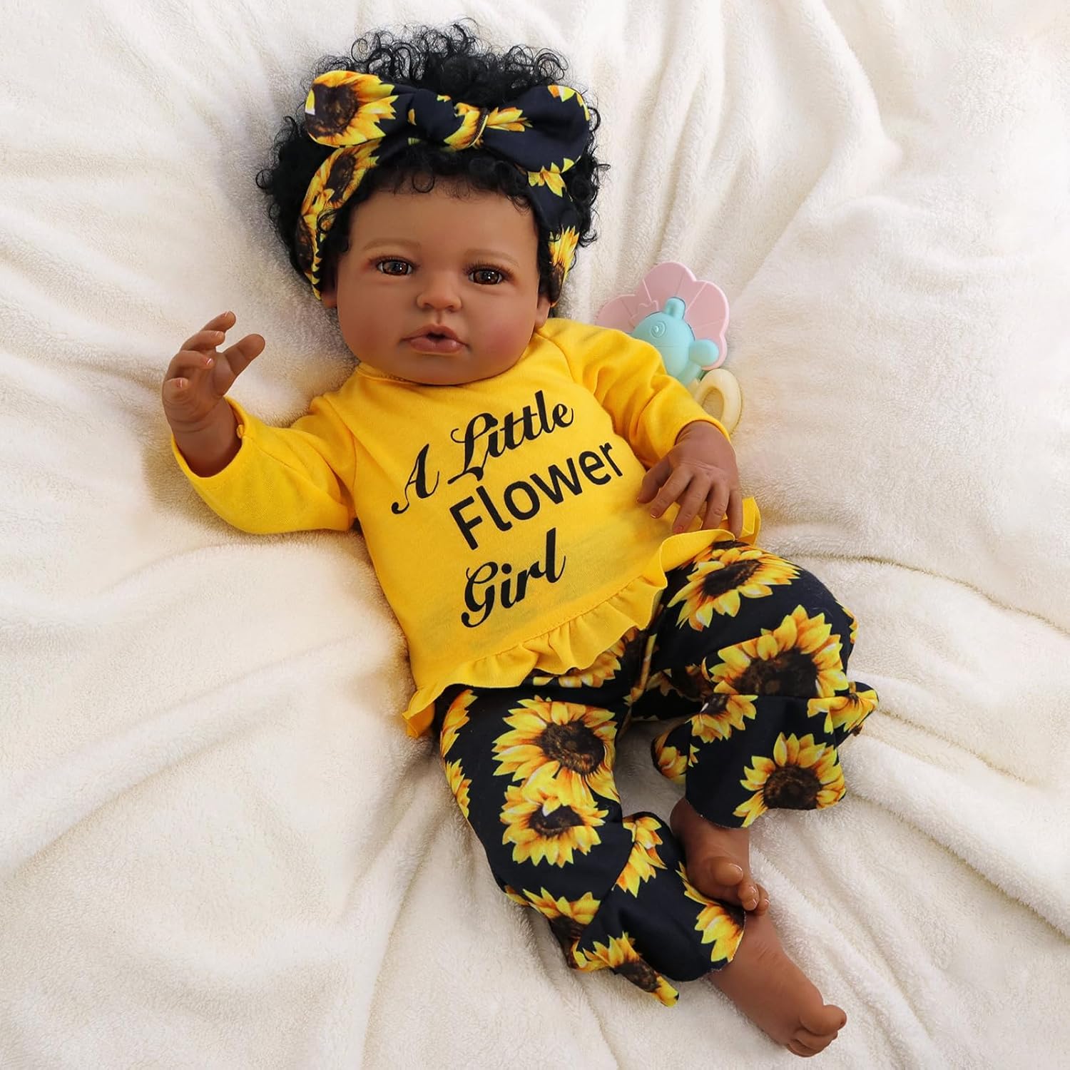 20 Inch Black Soft Vinyl Reborn Baby Doll C841508