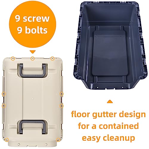 Plastic Airline Approved Travel Dog Crate, Medium R680
