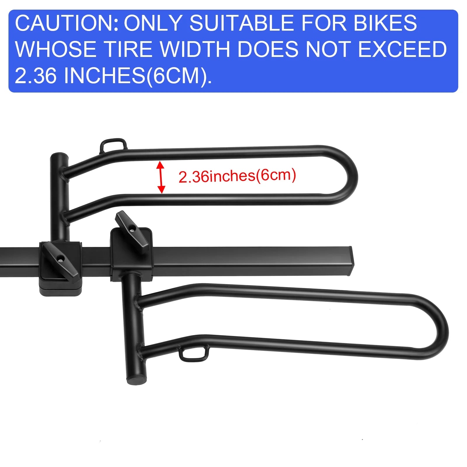 2" Hitch Receiver Foldable Tray 4 Bike Rack O2890
