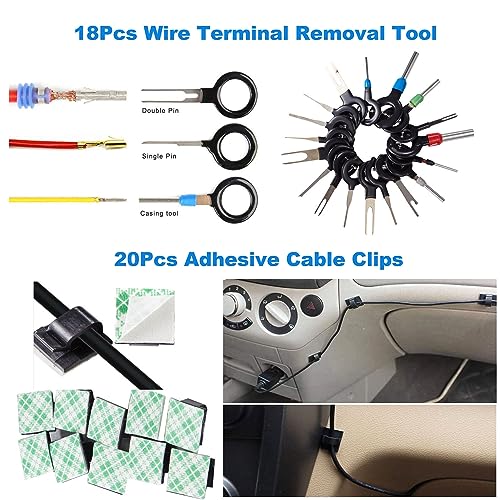 342 Pcs Trim Removal Tool Kit with Clip Plier R949709