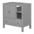 Grey Solid Wood Bathroom Vanity Base D440164