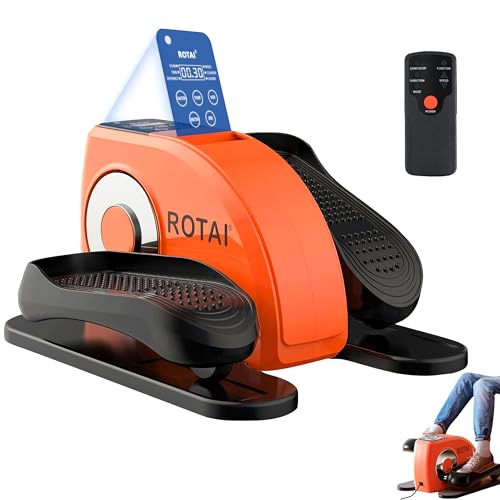 Electric Seated Leg Foot Pedal Exerciser with Remote and LCD Monitor R549