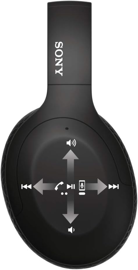 Black Wireless Noise-Canceling Headphones X563