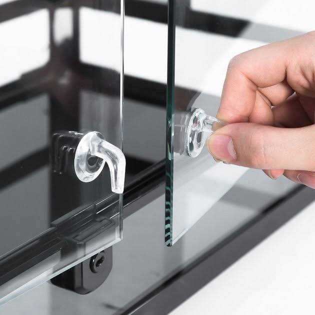 Tempered Glass Front Opening Double Hinge Door Terrarium J51854
