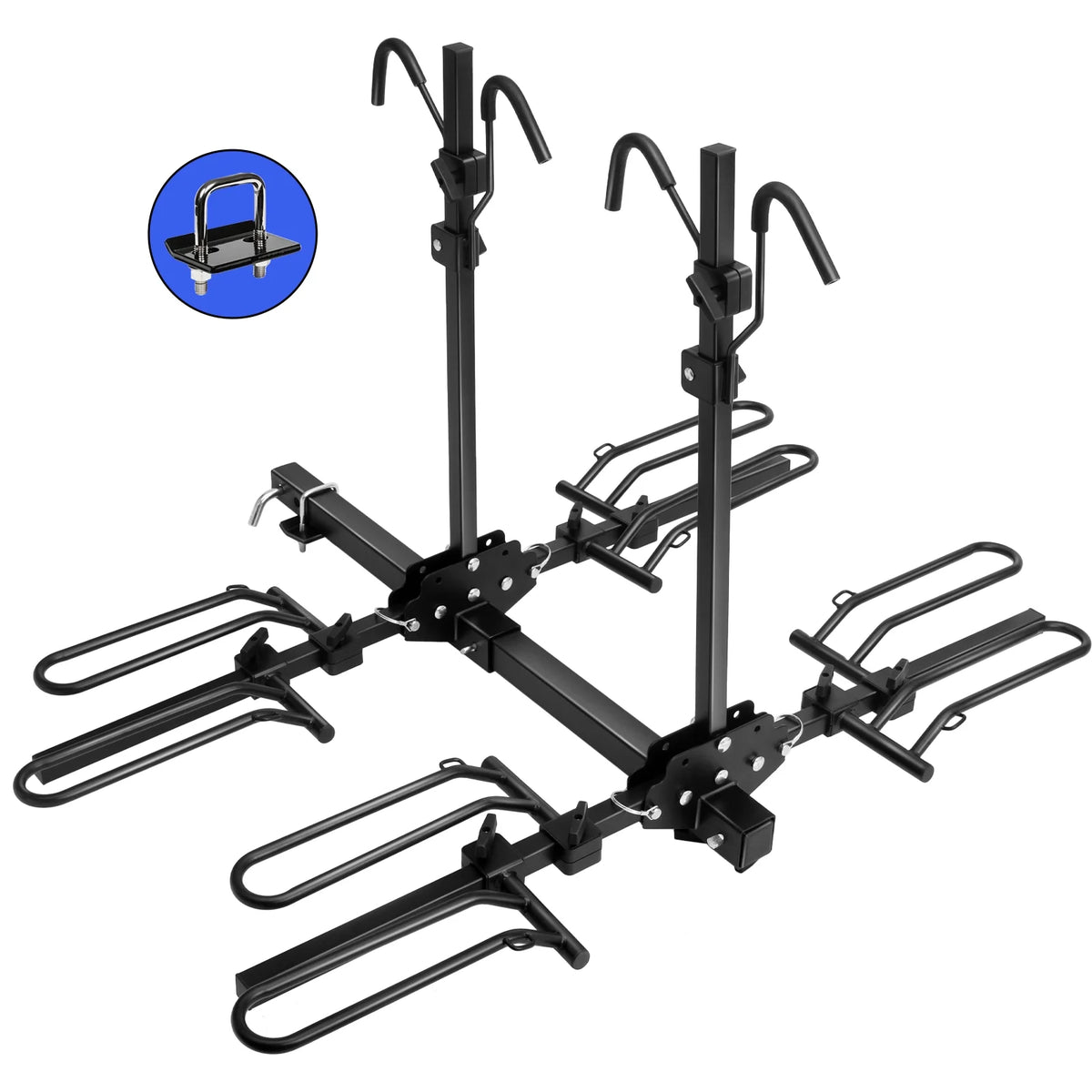 2" Hitch Receiver Foldable Tray 4 Bike Rack O2890