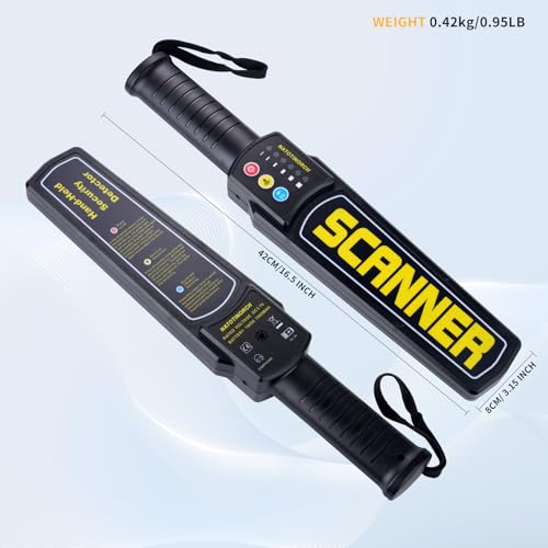 Rechargeable Handheld Metal Detector Wand Q45104
