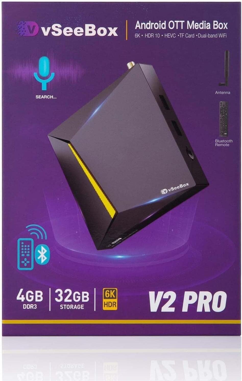 vSeeBox with Bluetooth Voice Remote & Wi-Fi S921570