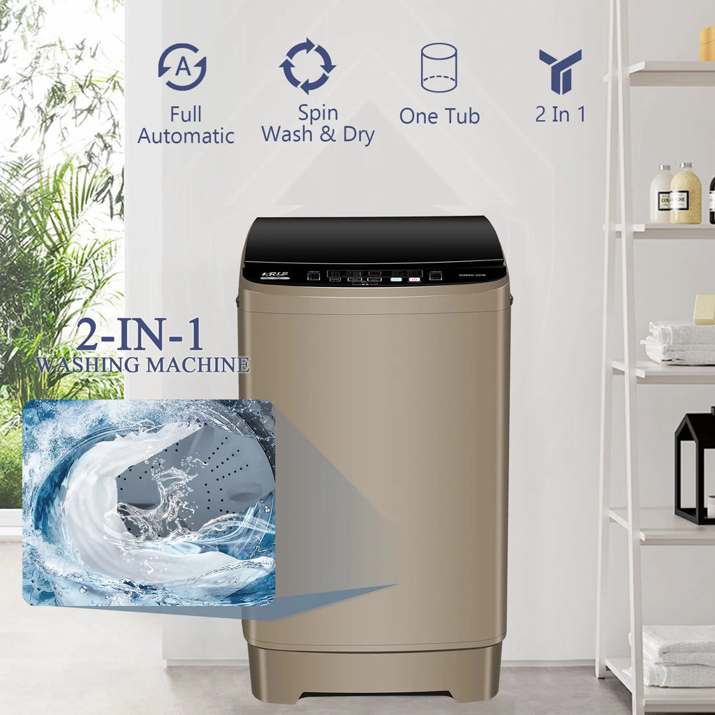 17.7 lbs Full Automatic Top Load Mini Washer M359