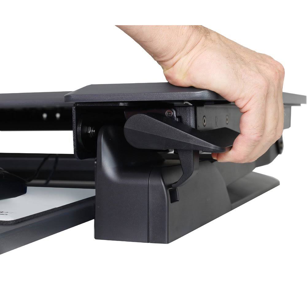 Black Sit-Stand Desktop Workstation E785