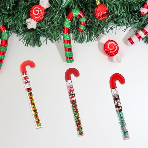 3 Pack Candy Cane Tube Filled With Candy K380606