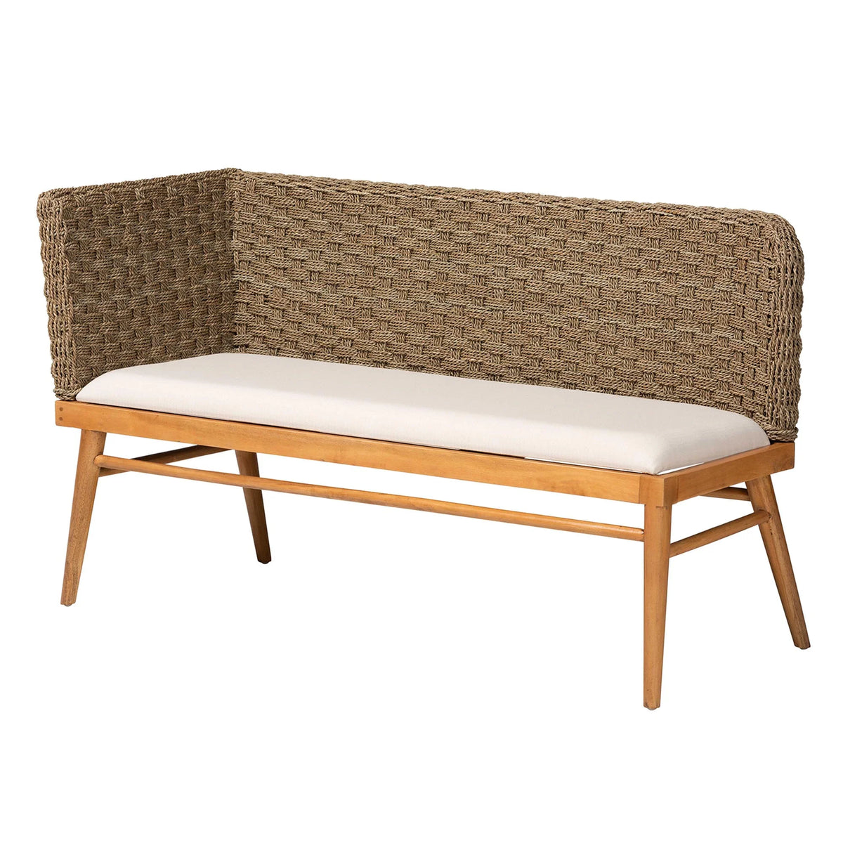 2-Piece Brown Dining Nook Banquette Set G9045