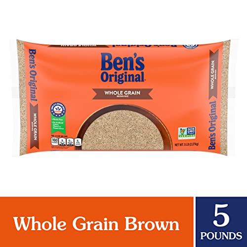 Whole Grain Brown Rice, 5 lb Bag (Pack of 2) R133818
