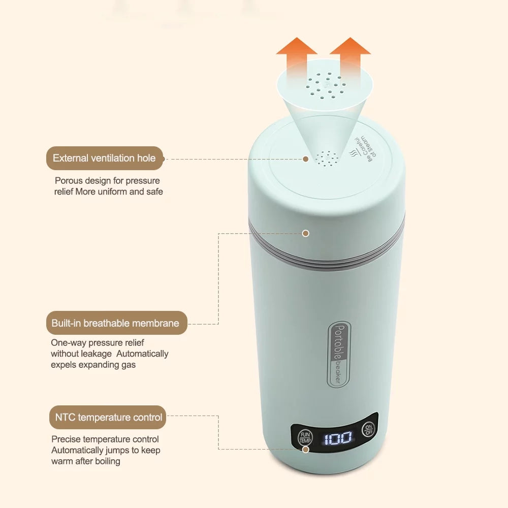 Stainless Steel Portable Electric Kettle, 350ml M884175