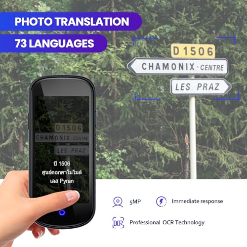AI Voice Translator 4" HD 137 Language Instant Two-Way Photo Translation Device K7838