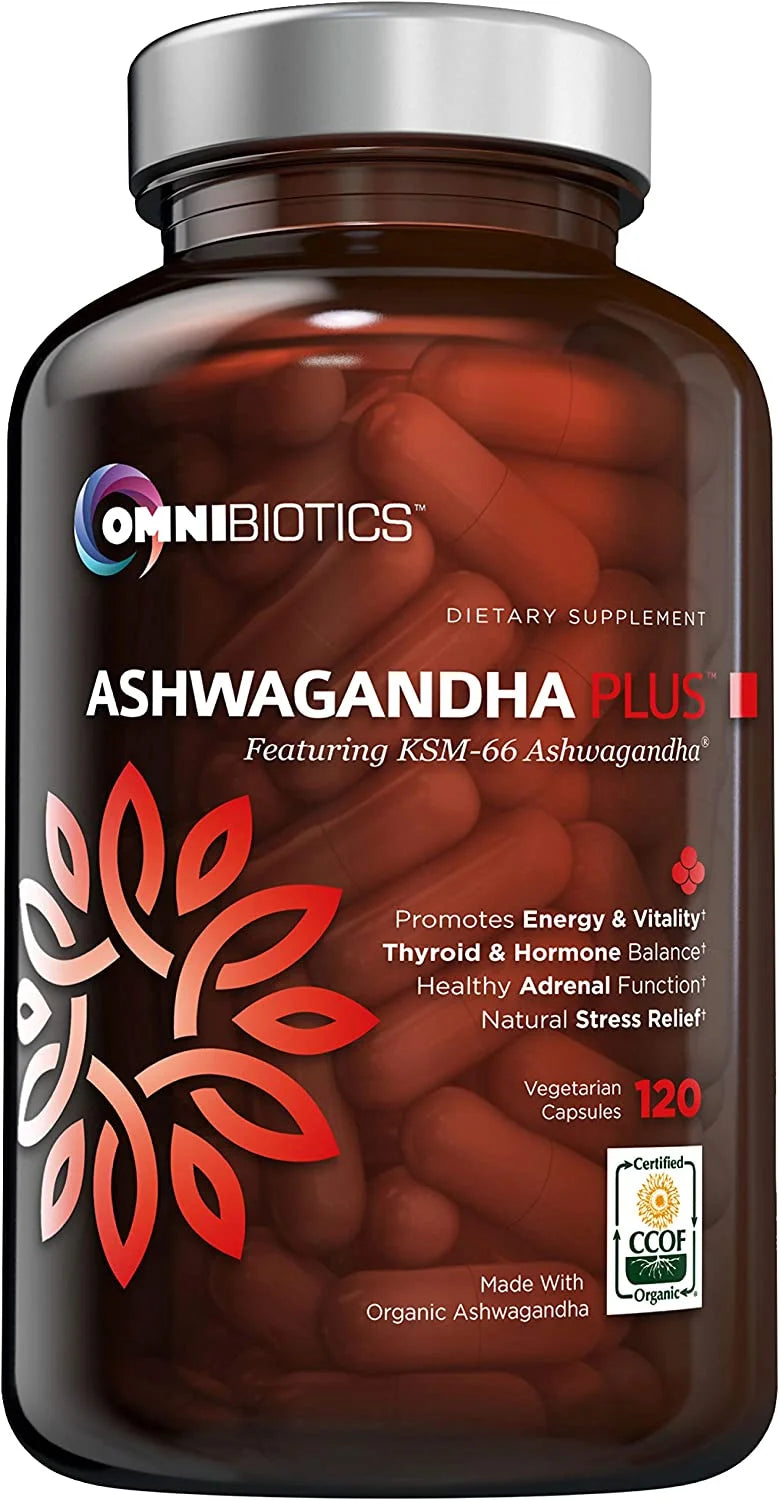 1300 mg KSM-66 Ashwagandha Supplement, 120 Vegan Capsules Y34427