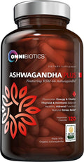 1300 mg KSM-66 Ashwagandha Supplement, 120 Vegan Capsules Y34427