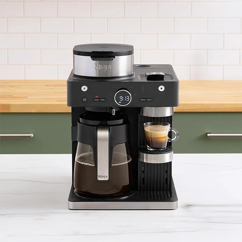 Black and Stainless Steel Espresso & Coffee Barista System X187